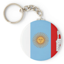 Cordoba, Argentina flag Key Chains