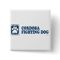 Cordoba Fighting Dog Blue buttons by GenuineDogOwner Cordoba Fighting Dog Blue buttons