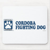 Cordoba Fighting Dog Blue mousepads by GenuineDogOwner Cordoba Fighting Dog Blue mousepads