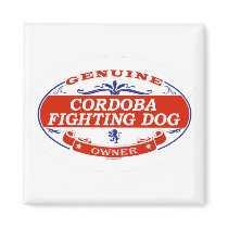Cordoba Fighting Dog magnets by GenuineDogOwner Cordoba Fighting Dog magnets
