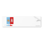 Córdoba flag with name bumper sticker