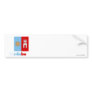 Córdoba flag with name bumper sticker