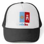 Córdoba flag with name mesh hat