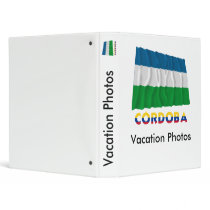 Córdoba Waving Flag with Name Binders