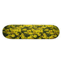 Coreopsis Flower Skateboard