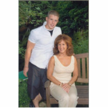 Corey & Mom photo sculptures