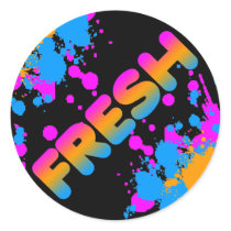 COREY TIGER 1980's RETRO FRESH PAINT SPLATTER stickers by COREYTIGER COREY TIGER 1980's RETRO FRESH PAINT SPLATTER stickers