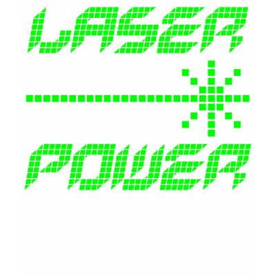 COREY TIGER 1980s RETRO LASER POWER T Shirts by COREYTIGER