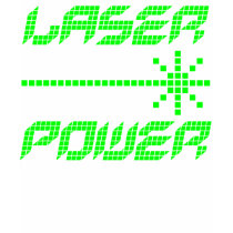 COREY TIGER 1980s RETRO LASER POWER t-shirts