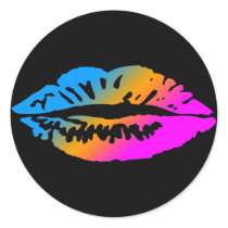 COREY TIGER 1980's RETRO LIPS MULTI COLOUR stickers by COREYTIGER COREY TIGER 1980's RETRO LIPS MULTI COLOUR stickers
