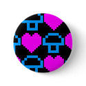COREY TIGER 1980s RETRO MUSHROOM HEARTS VIDEO GAME buttons by COREYTIGER COREY TIGER 1980s RETRO MUSHROOM HEARTS VIDEO GAME buttons