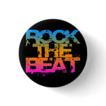 COREY TIGER 1980s RETRO ROCK THE  BEAT Pin