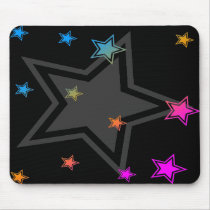 COREY TIGER 1980s RETRO STARS DISCO mousepads