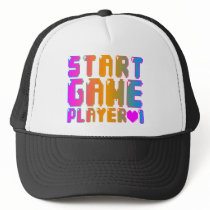 COREY TIGER 1980s  RETRO VIDEO GAME PLAYER hats