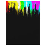 Corey Tiger 1980s Vintage Paint Drip flyers