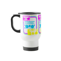 Corey Tiger 80s Boombox Ghetto Blaster Radios Coffee Mugs