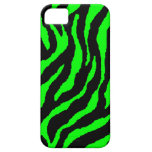 Corey Tiger 80s Neon Tiger Stripes (Green) iPhone 5 Cover