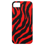 Corey Tiger 80s Neon Tiger Stripes (Red) iPhone 5 Covers