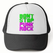 COREY TIGER 80s RETRO DON'T STOP PUNK ROCK hats