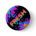 COREY TIGER 80s RETRO FRESH PAINT SPLATTER buttons by COREYTIGER COREY TIGER 80s RETRO FRESH PAINT SPLATTER buttons