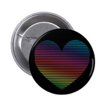 Corey Tiger 80s Retro Moody Heart Pin