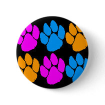 COREY TIGER 80s RETRO MULTICOLOUR TIGER CLAWS buttons