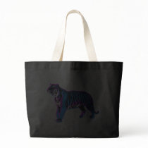 COREY TIGER 80s RETRO NEON TIGER TOTE bags