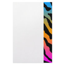Corey Tiger 80s Retro Vintage Multi Tiger Stripes Customized Stationery
