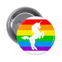 COREY TIGER 80s RETRO VINTAGE RAINBOW UNICORN Pins