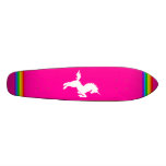 COREY TIGER 80s RETRO VINTAGE UNICORN RAINBOW PINK Skate Decks