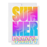Corey Tiger 80s Summer Sun Personalized Invitation