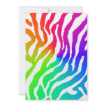 Corey Tiger 80s Tiger Stripes Pattern Custom Announcements