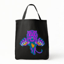 Corey Tiger 80s Vintage Fierce Pouncing Tiger Bags