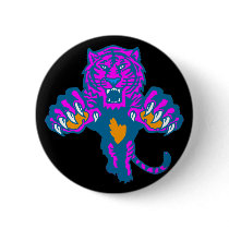 Corey Tiger 80s Vintage Fierce Pouncing Tiger Pins