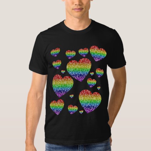 Corey Tiger 80s Vintage Rainbow Valentine Hearts