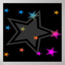 Corey Tiger 80s Vintage Stars Poster