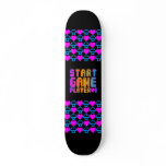 Corey Tiger 80s Vintage Start Game Player 1 Skateboard Deck