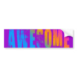 Corey Tiger 80s Vintage Style Awesome Bumper Sticker