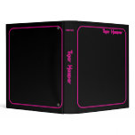 Corey Tiger 80s Vintage Tiger Keeper Black Fuschia binders