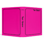 Corey Tiger 80s Vintage Tiger Keeper Fuschia Pink binders