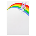 Corey Tiger 80s Vintage Unicorn Rainbow Stationery Design