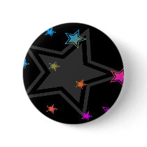 COREY TIGER EIGHTIES RETRO DISCO STARS buttons