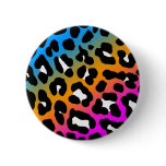 COREY TIGER EIGHTIES RETRO LEOPARD PRINT COLOURS PIN