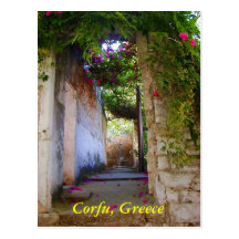 Corfu, Greece Post Card
