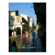 Corfu, Greece Post Card