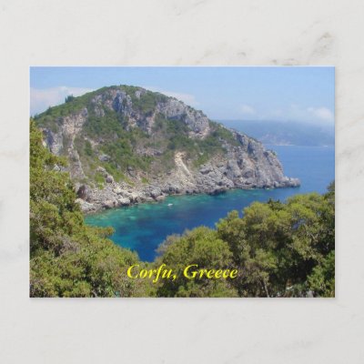 Corfu, Greece Postcard