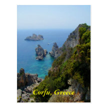 Corfu, Greece Postcards