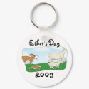 Corgi and Son Keychain