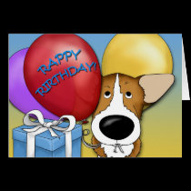 Corgi Birthday Card cards