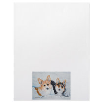 Corgi Christmas Letterhead